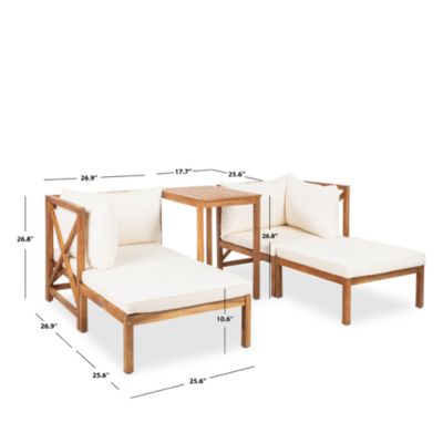 Ronson Five Piece Outdoor Sectional Set