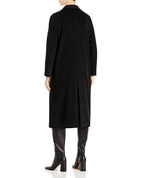 Womens Wool Coat- Stand up collar Theory - core-global.org