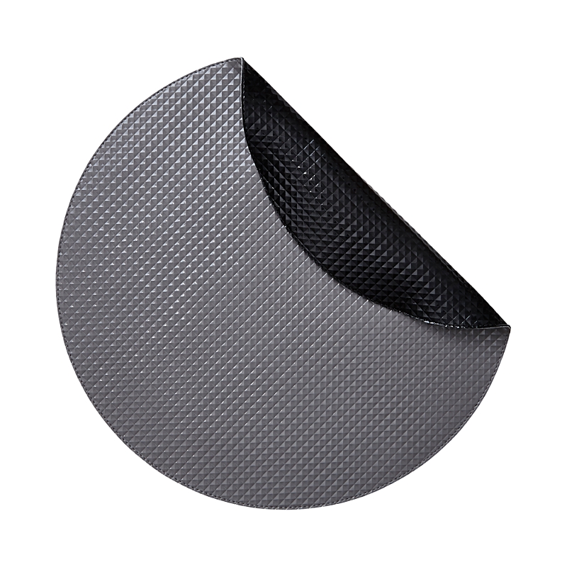 Mode Living Miyake Placemats, Set Of 4 In Gray/black