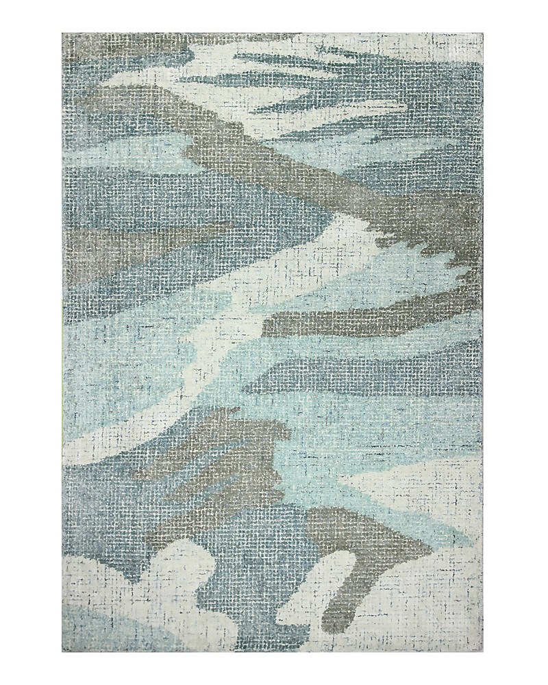Bashian Luminous Area Rug, 7'6 X 9'6 In Aqua