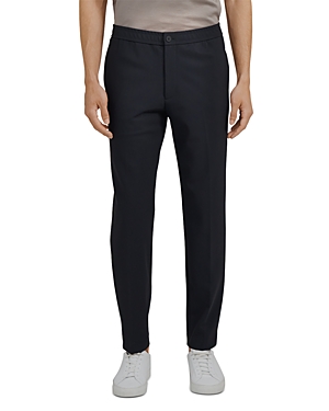 Shop Theory Mayer Drawstring Precision Slim Fit Ponte Pants In Black