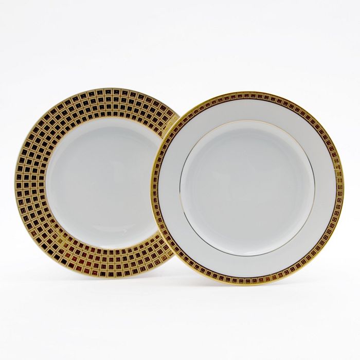 Bernardaud Athena Accent Bread & Butter Plate In Gold