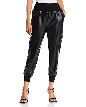 Cinq À Sept Cinq A Sept Giles High-waist Jogger Pants In Black