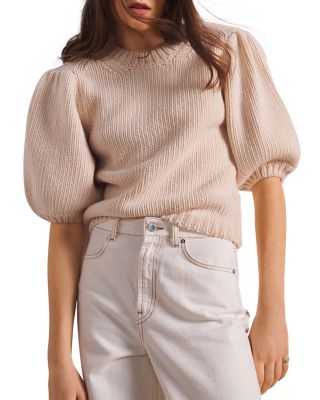 NWT BA&SH Sweater with 2024 Balloon Sleeves