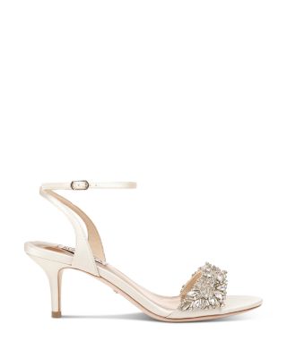 ivory kitten heel sandals