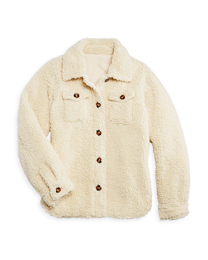 AQUA Girls Sherpa Jacket Big Kid 100 Exclusive Bloomingdale s