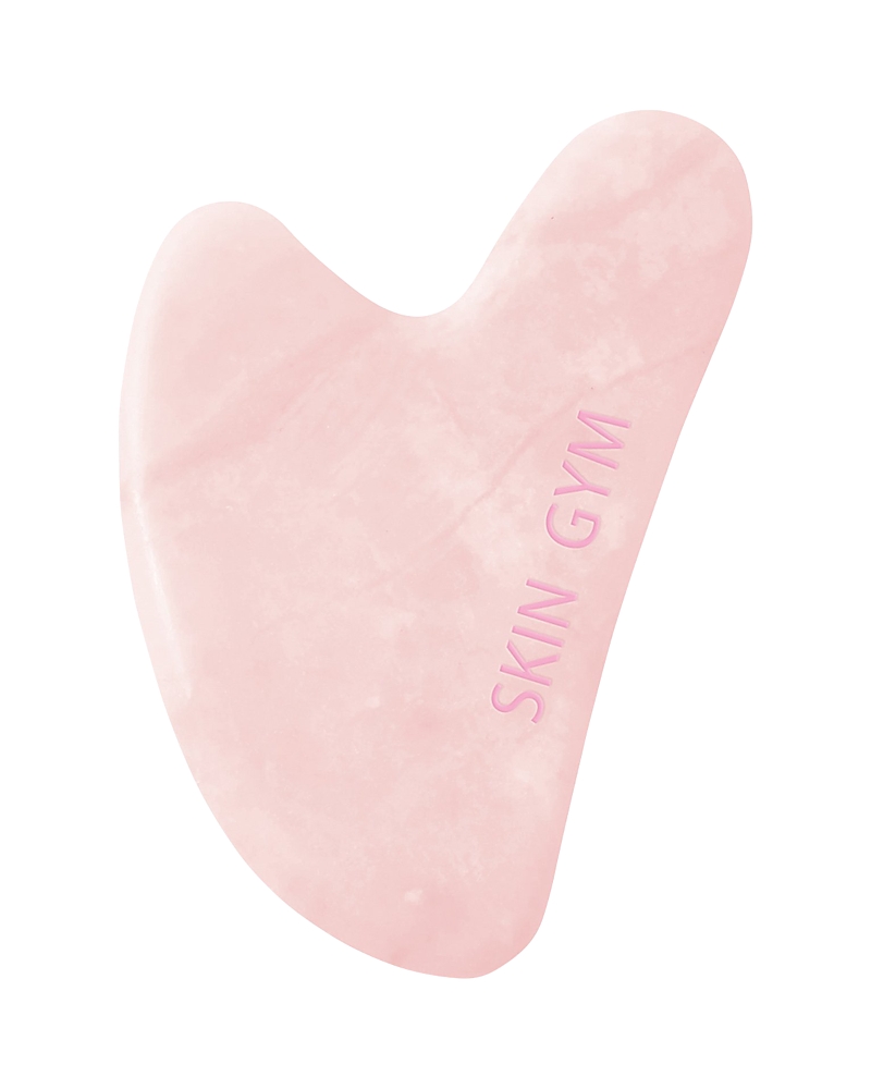 Skin Gym Rose Quartz Crystal Sculpty Heart Gua Sha Facial Tool
