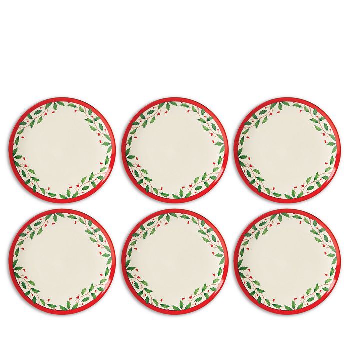 Lenox - Holiday Accent Plate, Set of 6