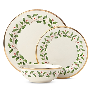 Shop Lenox Holiday Dinnerware 3 Piece Place Setting In White