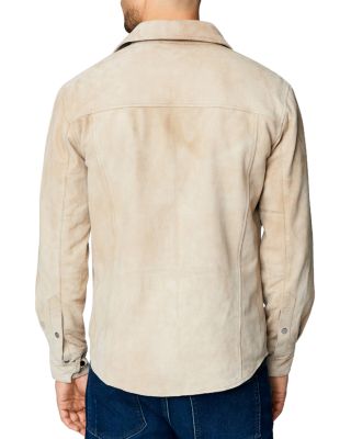 Leather Shirt Jacket