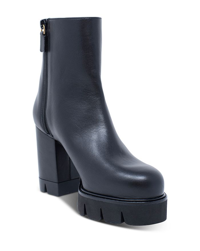Stuart weitzman block cheap heel booties