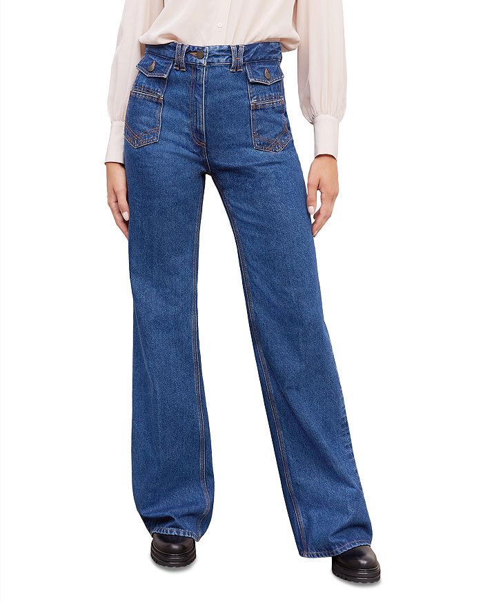 Darel High Waist Flare Jeans in Bloomingdale's