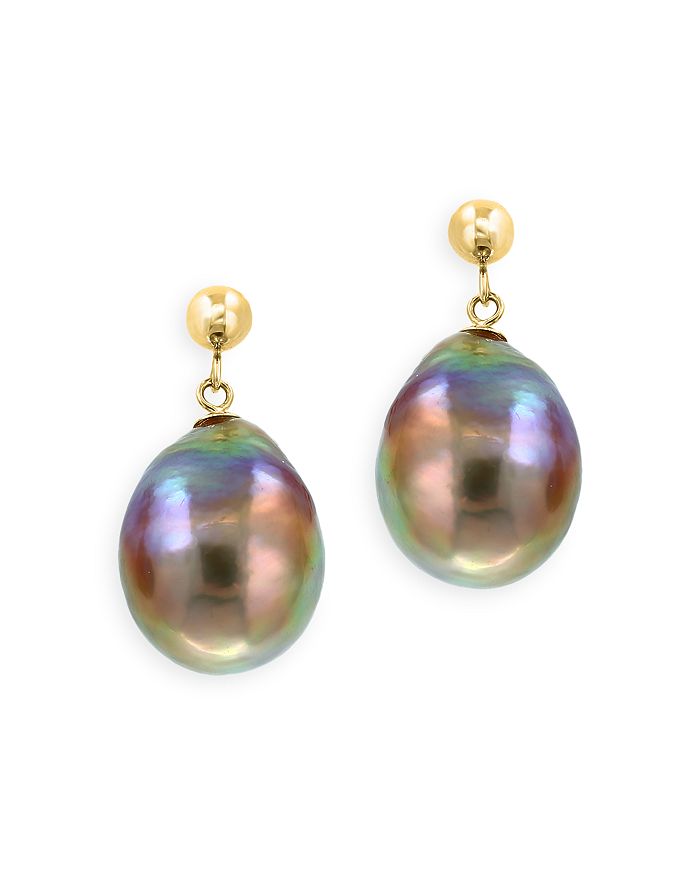 Bloomingdale's - Freshwater Pearl Drop Earring Collection in 14K Yellow Gold- 100% Exclusive