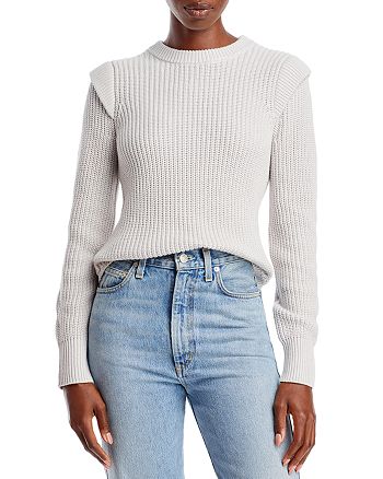 AQUA Epaulet Sweater - 100% Exclusive | Bloomingdale's
