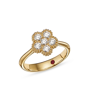 Roberto Coin 18k Yellow Gold Daisy Diamond Ring