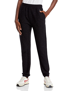 Rag & Bone Aron Stretch Denim Sweatpants Jeans In Black Multi