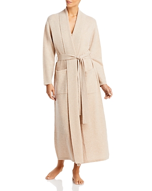 Arlotta Cashmere Blend Long Robe - 100% Exclusive In Sand