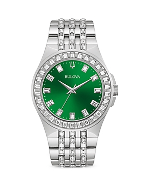 BULOVA CRYSTAL WATCH, 42MM,96A253