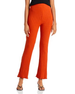 SIMON MILLER Cyrene Ribbed Knit Pants 