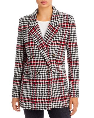 plaid blazer jacket
