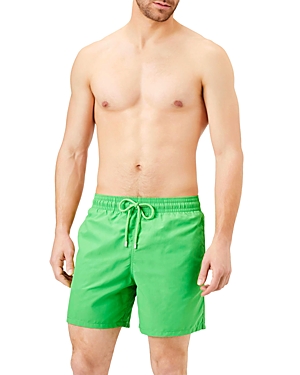 Vilebrequin Moorea Swim Trunks In Grass Green