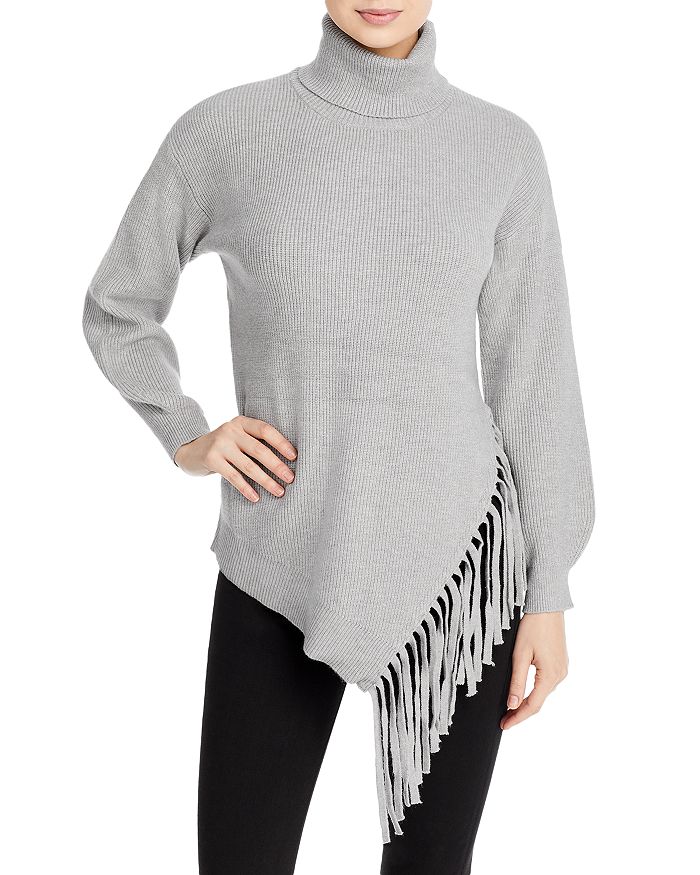 Cupio Fringed Turtleneck Sweater Bloomingdale s