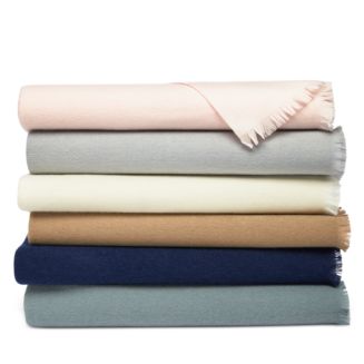 Hudson Park Collection Cashmere/Lambswool Throw - 100% Exclusive ...