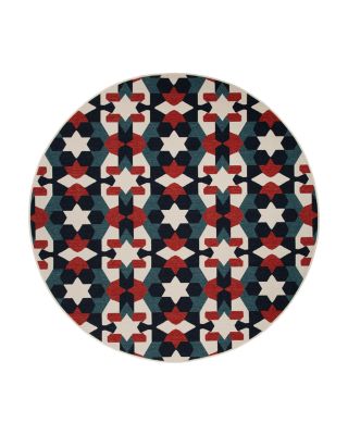 Kaleen Pianta PTA05 Round Area Rug, 5'3 x 5'3