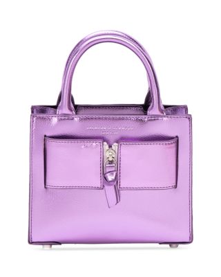purple mini purse