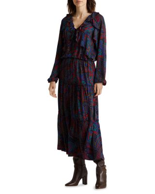 ralph lauren long sleeve dress