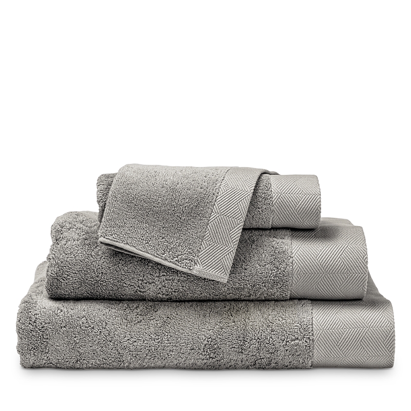 Shop Frette Diamond Bordo Bath Sheet - Exclusive In Concrete