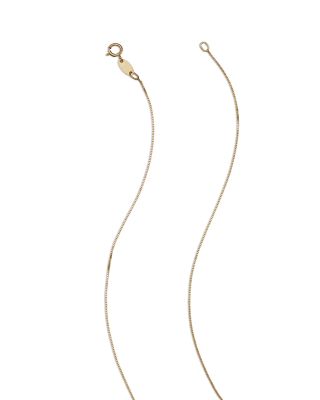 Initial Pendant Necklace in 14K Yellow Gold, 16&amp;quot; 
