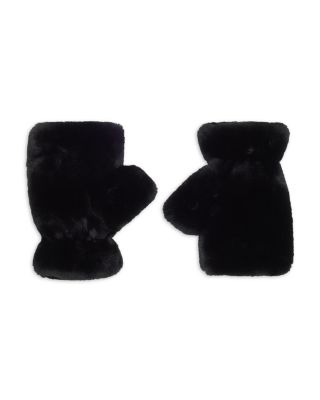 Apparis - Girls' Faux Fur Fingerless Gloves