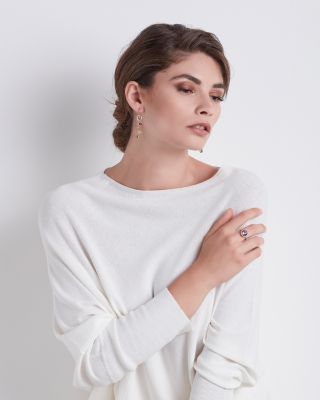 18K Yellow Gold Jaipur Ring with Amethyst