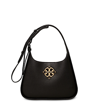 Tory Burch Miller Small Classic Shoulder Bag In Black/rolled Brass |  ModeSens