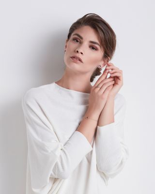 Jaipur Amethyst Stud Earrings