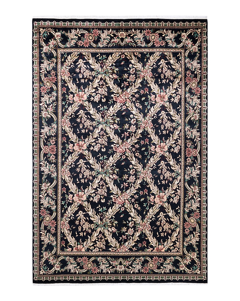 Bloomingdale's Mogul M1749 Area Rug, 6' X 8'10 In Black