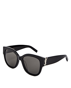 Saint Laurent Square Sunglasses, 56mm