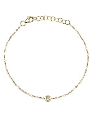 Moon & Meadow 14K Yellow Gold Diamond Bezel Chain Bracelet - 100% Exclusive
