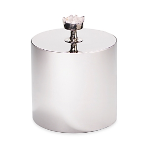 Anna New York Gemstone Ice Bucket In Silver/crystal