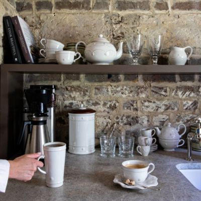 Berry & Thread Whitewash Coffee/Tea Cup