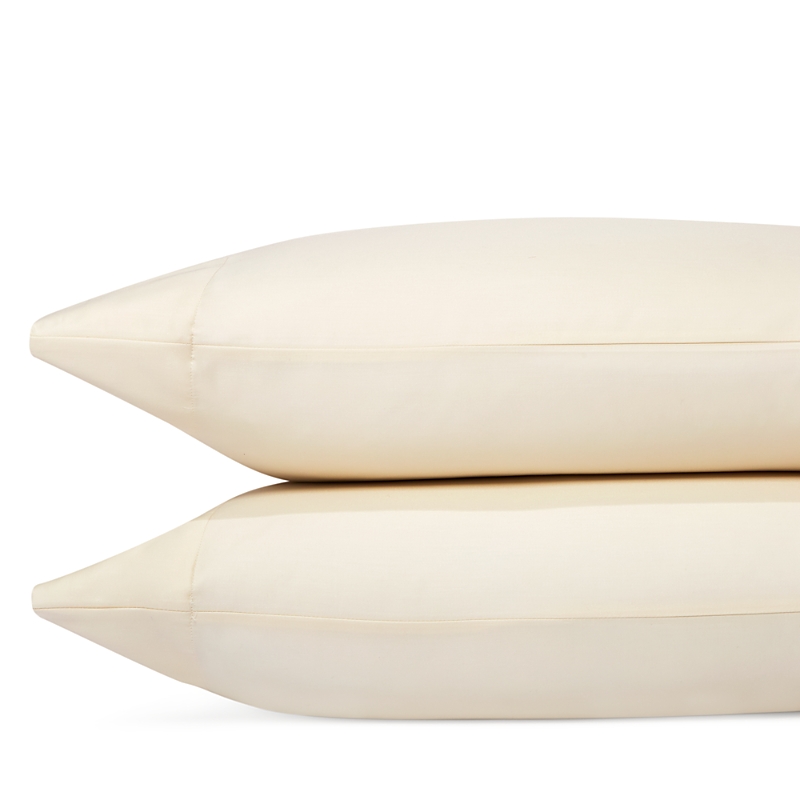 Sky 500tc Sateen Wrinkle-resistant Standard Pillowcases, Pair - Exclusive In Ivory