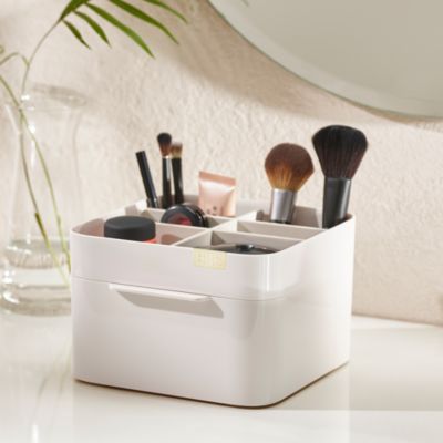 Viva Cosmetic Organizer with Drawer, Shell
