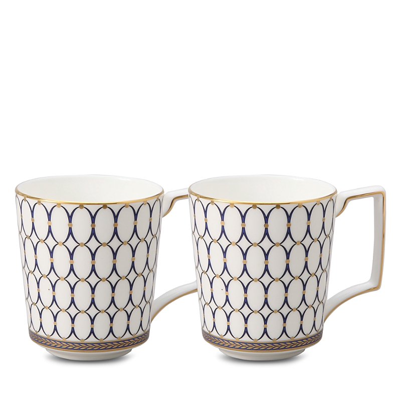 Wedgwood Renaissance Gold Mugs, Set of 2