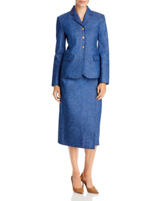Tory Burch Denim Blazer | Bloomingdale's Women