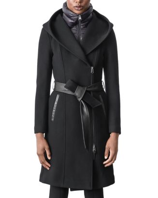 Mackage Shia Belted Wool Coat | Bloomingdale's