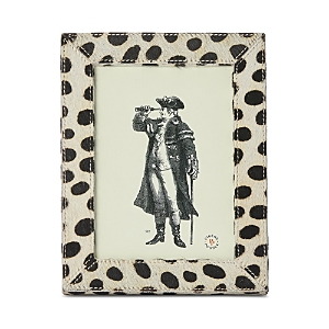 Pigeon & Poodle Hana Dalmatian Picture Frame, 5" X 7" In Black/white