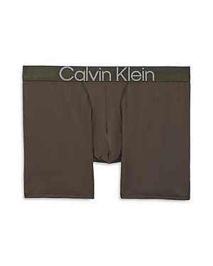 Calvin Klein Logo Boxer Briefs In Army Green