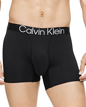 Calvin Klein Logo Boxer Briefs In Black