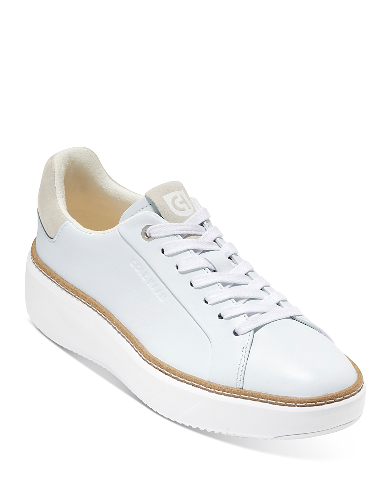 Cole Haan Grandprø Topspin Sneakers In White-dove